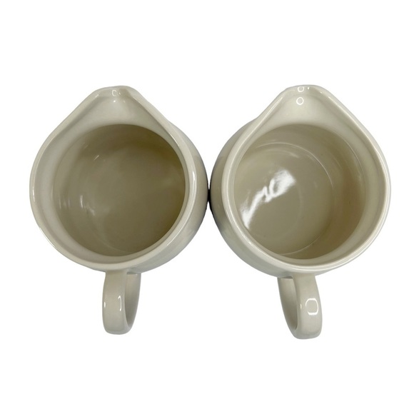 Lot Of 2 Vintage Morton Salt Creamer Jugs Pitchers - Picture 6 of 10